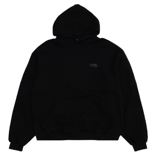 OVER SIZED SWEAT HOODIE (BLACK)